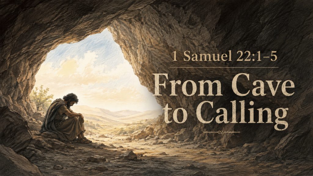 From Cave to Calling – 1 Samuel 22:1-5