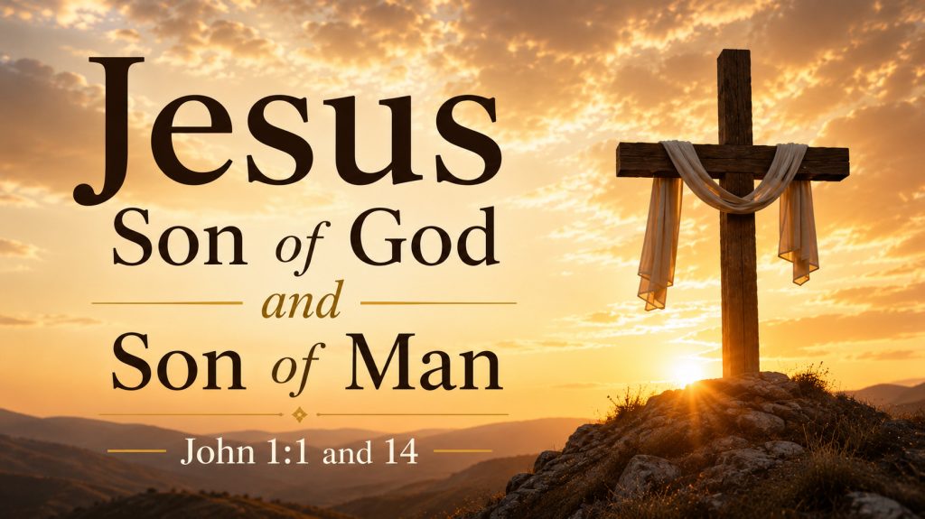 Jesus, Son of God and Son of Man (John 1:1 and 14)